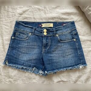 Jean Booty Shorts, Cut Off Size 1/2. Western Rodeo Spring Break Stretchy